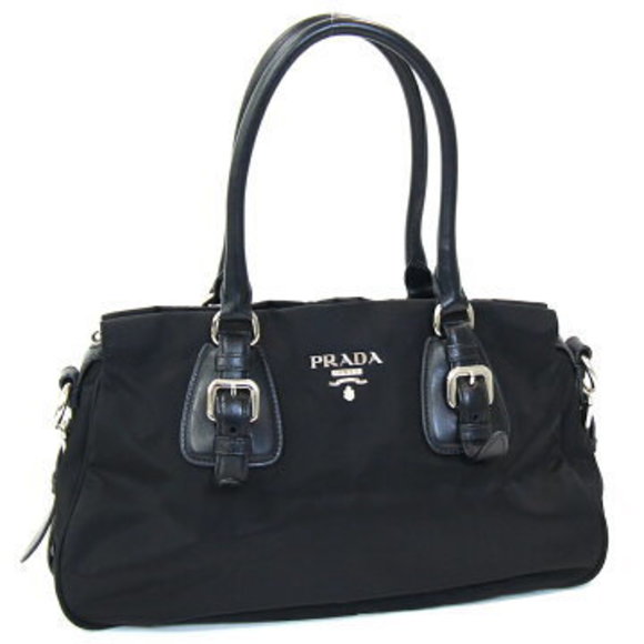 Prada handbag black tote bag - Picture 1 of 8